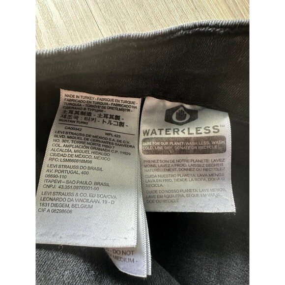 Levi’s Black Mile High‎ Super Skinny Jeans size 28 - Picture 5 of 5